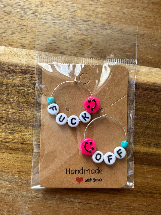 Fuck Off Earrings